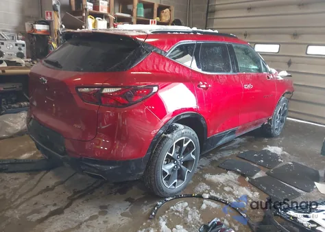 2022 Chevrolet Blazer Fwd Rs из США, поврежденный, VIN 3GNKBERS8NS124531